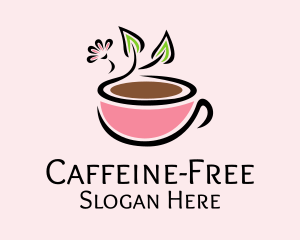 Healthy Coffee Cup logo design