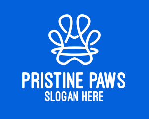 Abstract Animal Paw logo design