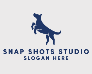 Jumping Pet Dog  logo