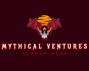 Philippine Myth Manananggal logo design