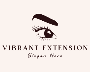 Female Eye Eyebrow  logo design