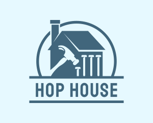 Hammer House Carpentry logo design