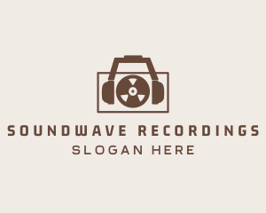 Reel Tape Recorder logo design