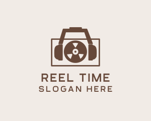 Reel Tape Recorder logo design