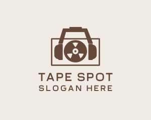 Reel Tape Recorder logo design