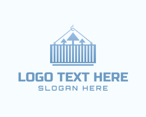 Imported  Shipping Container Arrow logo