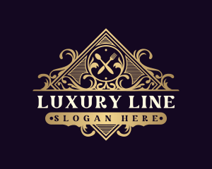 Luxury Restaurant Diamond logo design