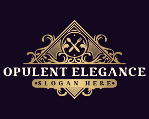 Luxury Restaurant Diamond logo design