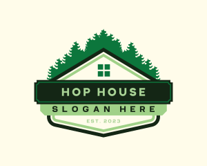 Forest Roof House logo design