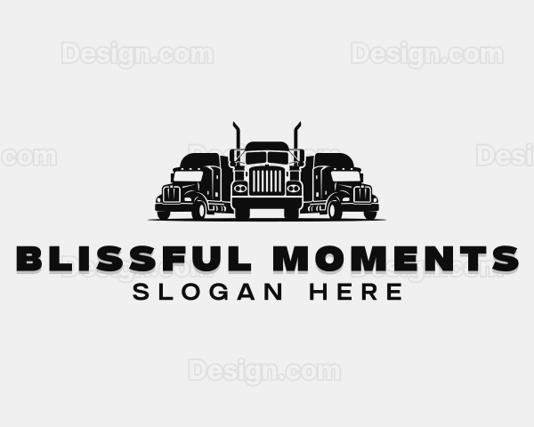 Freight Delivery Truck Logo