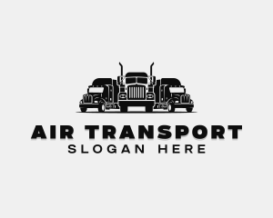 Freight Delivery Truck logo design