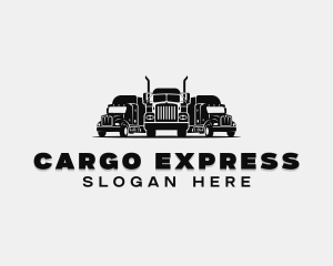 Freight Delivery Truck logo design