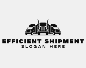 Freight Delivery Truck logo design