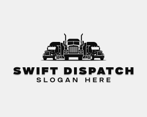 Freight Delivery Truck logo design