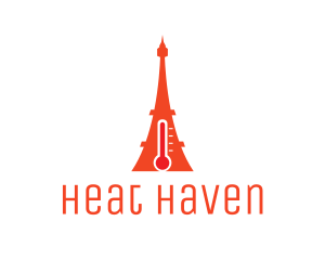 Hot Eiffel Tower logo