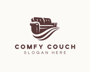 Upholstery Sofa Furniture logo design