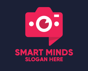 Modern 3D Camera Logo