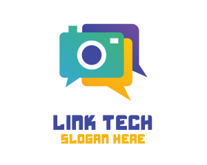 Colorful Camera Chat logo