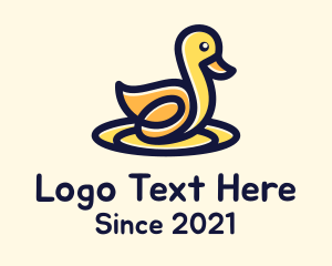 Yellow Duck Toy  logo