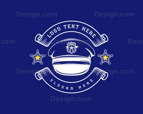 Police Officer Hat Logo