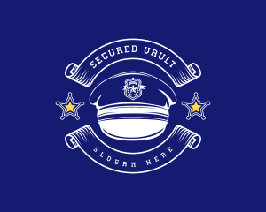 Police Officer Hat logo design