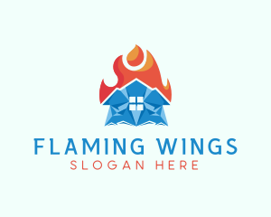 Ice Fire House logo design