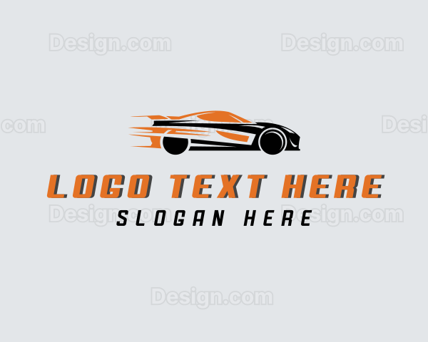 Racing Car Vehicle Logo