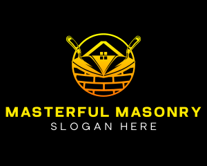 Bricklaying Builder Construction  logo design