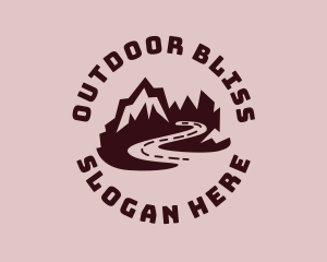 Mountain Travel Adventure logo design