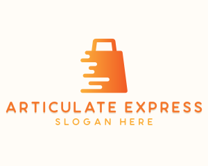 Express Online Shopping Bag  logo design