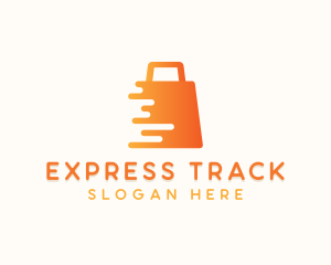 Express Online Shopping Bag  logo design