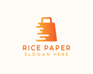 Express Online Shopping Bag  logo design