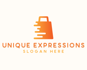 Express Online Shopping Bag  logo design