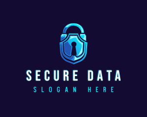 Cyber Security Padlock logo