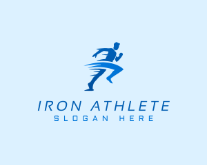 Run Athlete Marathon logo design