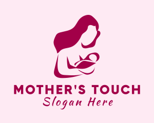 Mother Child Pregnancy logo design