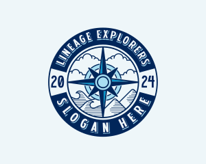 Compass Tour Expedition logo design