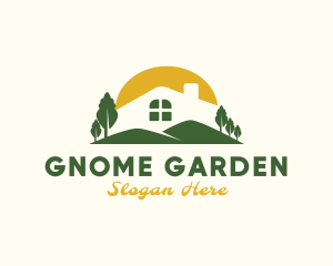 Home Garden Realty logo design