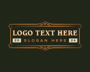 Luxury Hotel Signage Logo