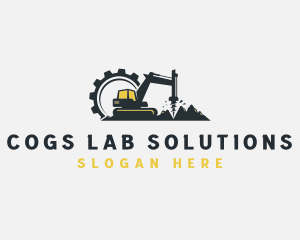 Industrial Mountain Drill Machinery   logo design