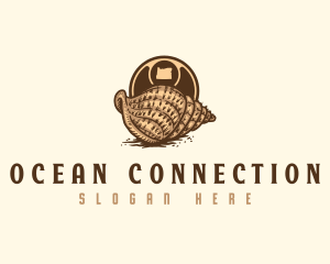 Oregon Ocean Seashell logo