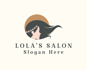 Woman Hair Salon logo design