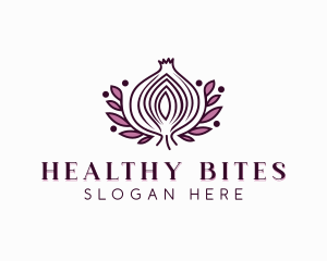 Healthy Organic Onion logo design