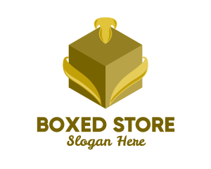 Elegant Gift Box logo design