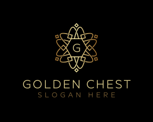 Golden Celtic Ornament logo design