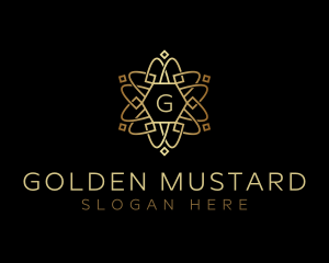 Golden Celtic Ornament logo design