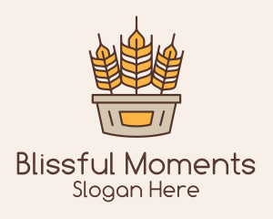 Wheat Basket Harvest Logo