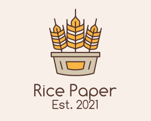 Wheat Basket Harvest logo design