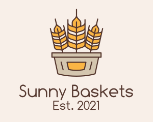 Wheat Basket Harvest logo design