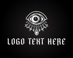 Gothic Spiritual Celestial Eye logo